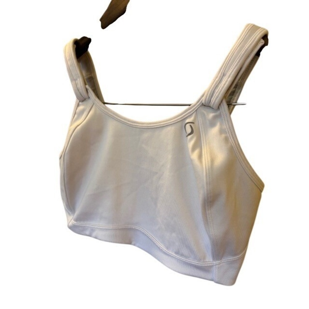 Moving Comfort White High Impact Sports Bra Adjustable Straps 34DD